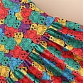 thumbnail image 5 of NAISIBABY Girls Flare Dresses, Sleeveless Cute Graphic Crewneck Summer Casual Sundress Multicolor Size 10, 5 of 6