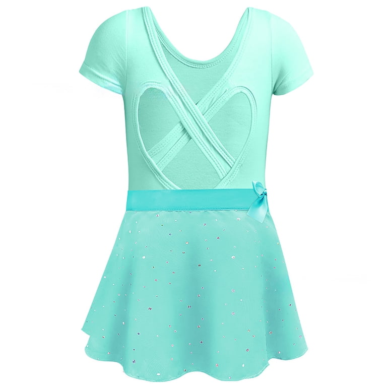 Rhuody Fall Dresses For Girls Short Sleeve Dance Dress Solid Color Heart Design Two Piece Ballet Practice Gymnastics Performance Outfits Sweet Classic Girl Clothes Green 7-8 Years - Walmart.com Rhuody Fall Dresses For Girls Short Sleeve Dance Dress Solid Color Heart Design Two Piece Ballet Practice Gymnastics Performance Outfits Sweet Classic Girl Clothes Green 7-8 Years - Walmart.com