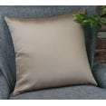 thumbnail image 2 of Aiking Home Solid Faux Silk Euro Sham / Pillow Cover 26 by 26 - Sand, 2 of 3