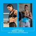 thumbnail image 3 of Sweet Sweat Waist Trimmer - Neon Blue | Premium Waist Trainer for Men & Women (Large), 3 of 8