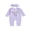 Purple, variant on BemeyourBBs Newborn Baby Girl Mardi Gras Outfits Carnival Spring Fall Winter Clothes Purple Romper Letter Embroidery Long Sleeve Jumpsuit Headband