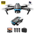 thumbnail image 1 of Evitación de obstáculos LED 2.4GHz FPV RC Quadcopter (una sola cámara 3 batería negra) Likrtyny Para estrenar, 1 of 9