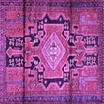 thumbnail image 1 of Ahgly Company Indoor Square Persian Purple Traditional Area Rugs, 6' Square, 1 of 4