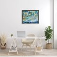 thumbnail image 2 of Stupell Industries Lotus Water Lilies Modern Pond Painting Luster Gray Floating Framed Canvas Print Wall Art, Design by Liz Jardine, 2 of 6