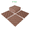 Brown, variant on Plastic Interlocking Deck Tiles, 27 Pack/44 Pack Patio Deck Tiles, 12"x12" Square Waterproof Outdoor All Weather Use, Patio Decking Tiles For Poolside Balcony Backyard, Grey/Brown