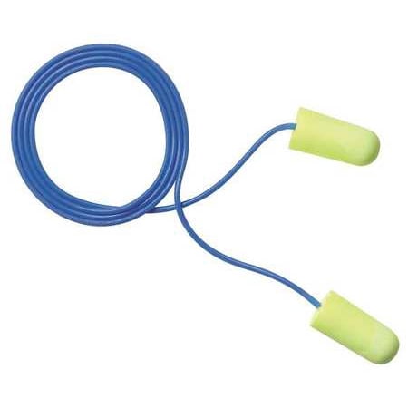3M VP311-1250 Ear Plugs,Corded,Tapered,PK5