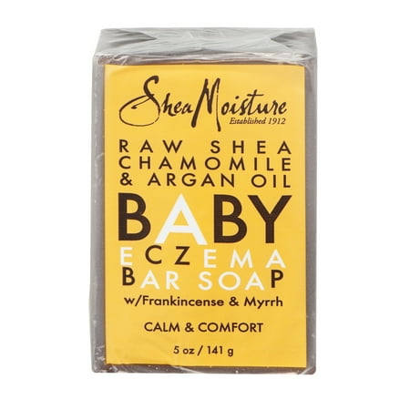 Shea Moisture bébé Eczéma Bar Savon Raw Shea Camomille &amp; Huile d'Argan, 5,0 OZ