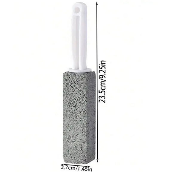 YATLTE Pumice Stone for Toilet Cleaning, Pumice Cleaning Stone Toilet Bowl with Extra Long Handle for Removing Toilet Bowl Ring, Hard Water Stain Remover Effectively Removes Stubborn Limescale