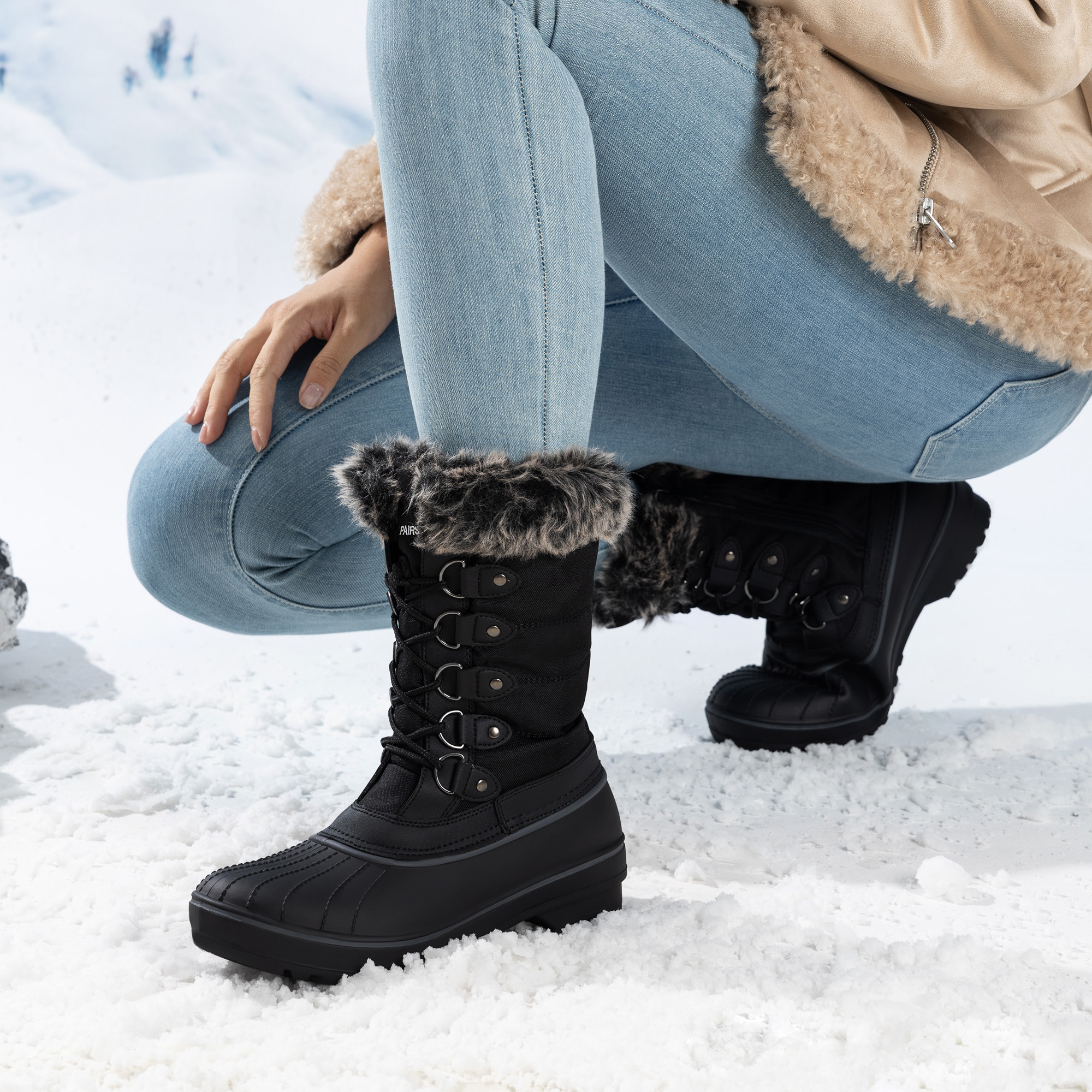 Dream Pairs Women's Mid Calf Winter Snow Boot photo 3