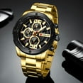 thumbnail image 2 of Sporty Watches Men Luxury Brand Curren Fashion Quartz Watch With Stainless Steel Casual Business Wristwatch Male Clock Relojes - Quartz Wristwatches, 2 of 6