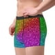 thumbnail image 2 of Balery Colorful Glitter Calzoncillos bóxer para hombre, ropa interior de algodón suave y transpirable con cinturilla de nailon-Large, 2 of 5