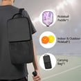 thumbnail image 2 of Pickleball Paddles Set Of 1, Fiberglass Surface, Liquid & Marble Print, 1 Paddles, 2 Balls & Bag, 2 of 5