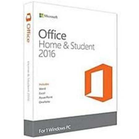 Microsoft Office Home and Student 2016 - Box pack - 1 PC - non-commercial - medialess - Win - English - North (Best Microsoft Office For Windows 8)