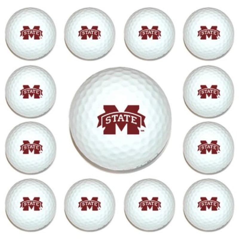 Team golf NcAA Dozen Regulation Size golf Balls, 12 Pack, Full color