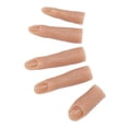 thumbnail image 1 of Nail Art Practice Fingers, Reusable 5 Pcs Thickened Silicone Nail Training Finger  for Beginners 01,02, 1 of 7