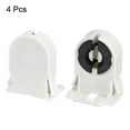 thumbnail image 3 of Uxcell T8 Lamp Holder Socket Non-Shunted Light Holder 37x30x24mm for LED Fluorescent Tube, Pack of 4, 3 of 5