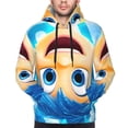thumbnail image 5 of Lsque inside out 2 Pattern Casual Men's Hoodie,Hooded Sweatshirt with Kangaroo Pocket,Pullover Hoodie-Large, 5 of 8
