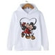 thumbnail image 1 of Sudadera con capucha de dibujos animados de Disney para niños y niñas, ropa de Manga bonita, Mickey y Minnie Mouse, Y2K, años 90, 1 of 4
