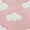 Pink, variant on Paco Home Kids Rug with Charming Clouds for Nursery in Pastel Pink