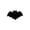 A, variant on Halloween Bat Placemats Set Black Non Slip Felt Placemats for Halloween Party Dining Table Decorative