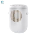 thumbnail image 2 of Deago Mini USB Fan, Portable Hands Free Hanging Neck Fan, Rechargeable Handheld Fan, 3 Speed Adjustable Battery Operated Personal Fan for Desk Outdoor Travel Office (White), 2 of 10