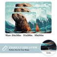 thumbnail image 2 of Sea Lion Non-Slip Polyester Chair Mat Kitchen Rug Office Mat Machine Washable, 2 of 6