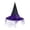 Purple, variant on LYHaoo Toddler Kids Girls Witch Hat Lace Headdress Hat, Halloween Witch Hats for Halloween Costume Party Dress Up