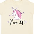 thumbnail image 4 of Inktastic 4th Birthday Cute Unicorn Girls Toddler T-Shirt, 4 of 5
