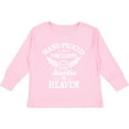 thumbnail image 3 of Inktastic Handpicked for Earth By My Auntie in Heaven with Angel Wings Boys or Girls Long Sleeve Toddler T-Shirt, 3 of 5