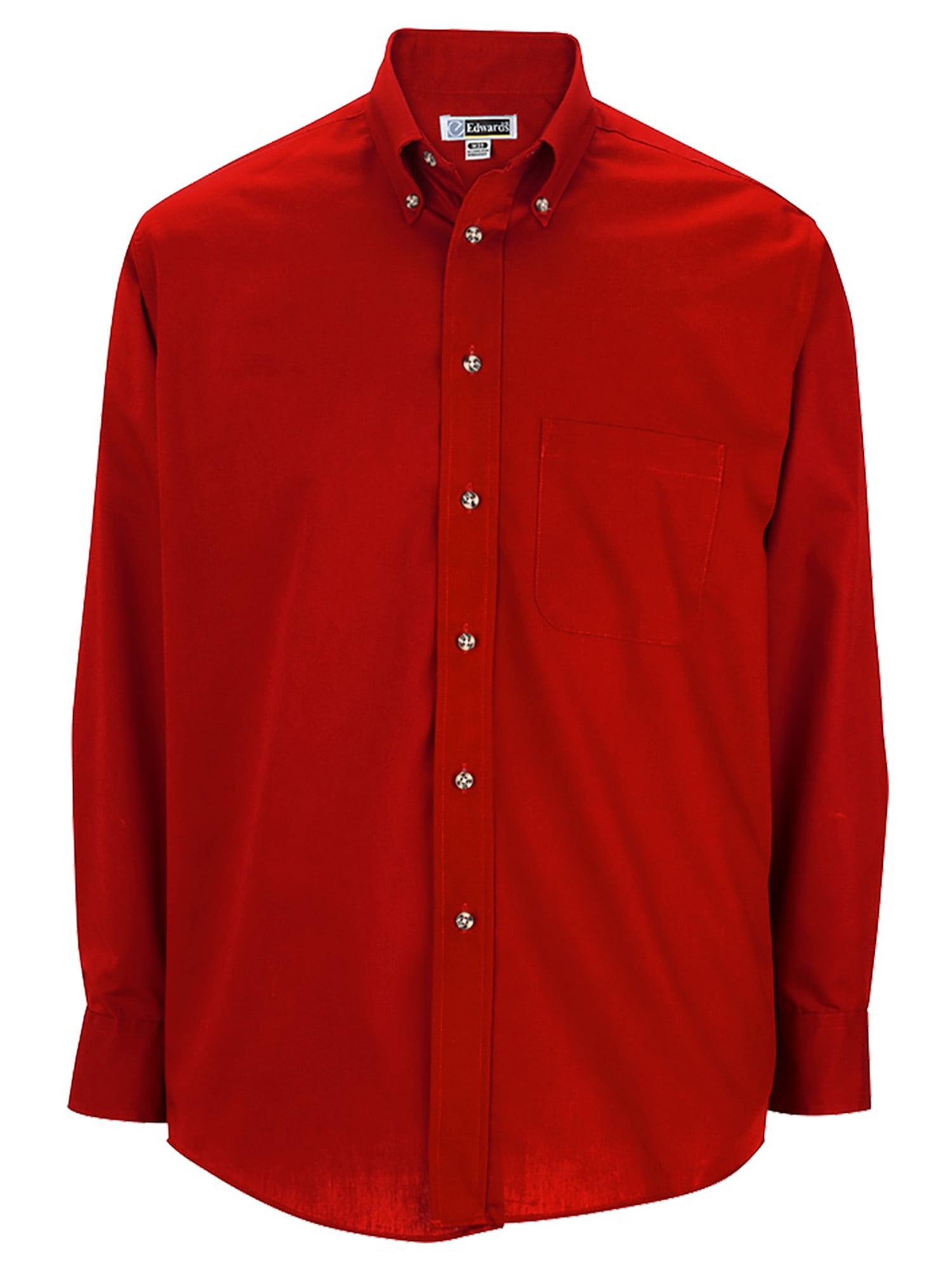 mens red button up dress shirt