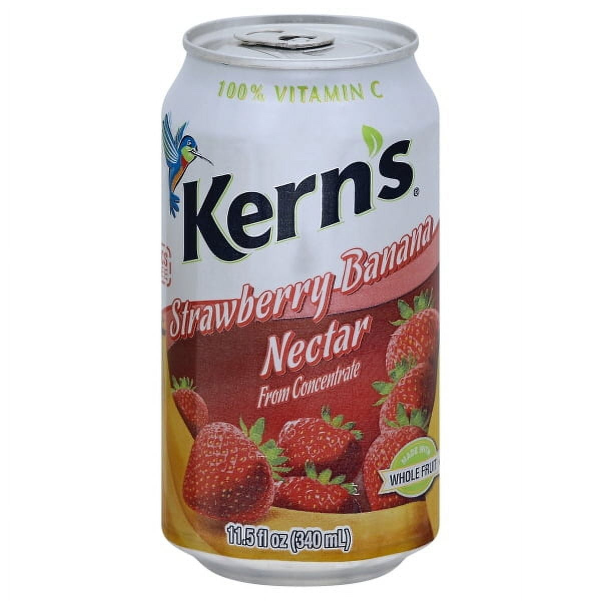(8 pack) Kern’s Strawberry Banana Juice Nectar, 11.5 fl oz