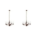 thumbnail image 1 of Guardoinrt HO Scale Hanging Chandelier Model Contemporary Ceiling Light Fixture Bronze 14.5cm 2Set, 1 of 1