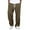 Coffee, variant on Texture Pants Men Drawstring Wide Leg Hippie Pants Lightweight Breathable Hiking Sweatpants Lounge Trousers