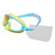 thumbnail image 1 of Gafas de natación para niños, equipo de natación antivaho, elegantes, con protector nasal, gafas de para piscina, buceo, interior y exterior. Amarillo Azul, 1 of 8