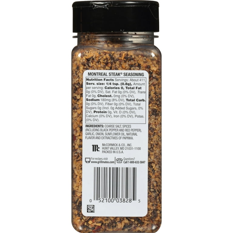 Mccormick grill mates montreal steak clearance seasoning