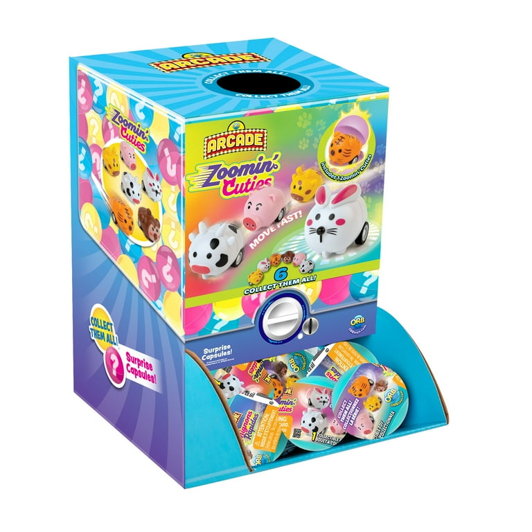 Orb Arcade Fun Mix Sugar Surprise Capsules - Zoomin Cuties