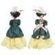 thumbnail image 3 of Dollhouse Tiny People, Dollhouse People Vestido Verde Largo para la Decoración de Casa de Muñecas A Escala 1:12, 3 of 7