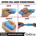 thumbnail image 3 of Set de masilla para ejercicios manuales CanDo Theraputty Plus, 180 ml, 6 unidades, 3 of 6