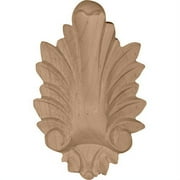2 1/4"W x 3 7/8"H x 3/4"P Small Hillsborough Center, Lindenwood