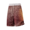 thumbnail image 5 of EOYWHK Beach Shorts with Pockets Elastic Waist Drawstring Mens Casual Shorts Soft Lightweight Breathable Workout Shorts for Men Red, Size XXXXL, 5 of 6