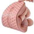 thumbnail image 6 of ATENAR Slippers for Women Casual Wide Womens Shoes Fuzzy House Slipper Pink 10, 6 of 9