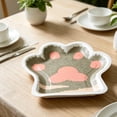 thumbnail image 5 of Hyknon 10Pcs Paw Party Paper Plates, 8x9 Inch Cute Disposable Dinner Dessert Plates, Dining Dinnerware Plate Sets for Birthday Baby Shower Salad Cake, Coffee, 5 of 6