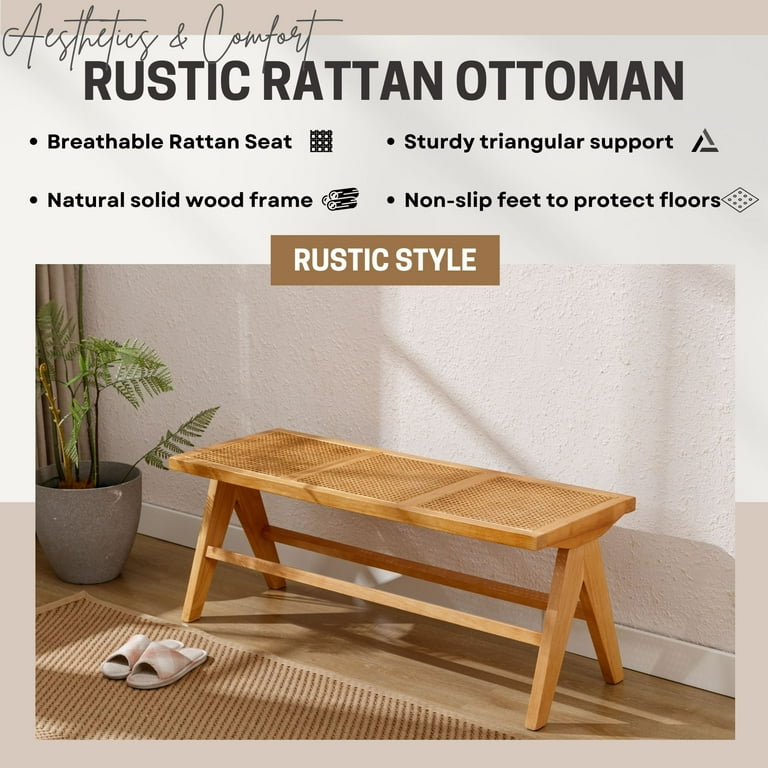 Rattan Furniture End Of Bed Bench Rattan Isobelle Rattan Bed End