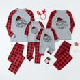 thumbnail image 3 of Christmas Pajamas for Family Matching Pjs Set Xmas Striped Bottoms Pants Jammies for Family Holiday Cute Sleepwear, 3 of 5