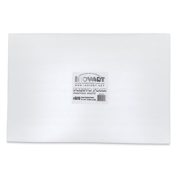 Inovart Printfoam for Block Printing - Pkg of 12, 12" x 18"