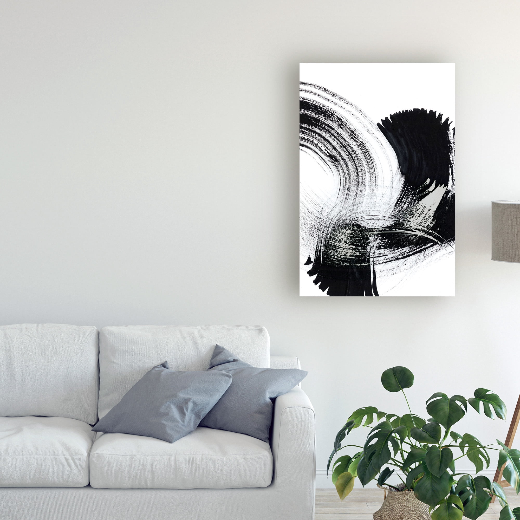 Your Move on White III' Canvas Art by Sharon Chandler
