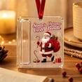 thumbnail image 4 of Christmas Cash Gift Ornament, Acrylic Money Holder Hanging Decor, Unique Christmas Decoration for Christmas Tree, Fireplace(1Pcs,Santa Cane Scene), 4 of 7