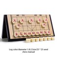 thumbnail image 4 of Ounissouiy Juego de ajedrez chino ligero, juguete portátil para juegos, juego inteligente con ranura para tarjetas, juegos de plegables, Juegos de cartas Color de registro 25*25cm, 4 of 6