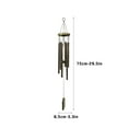 thumbnail image 4 of WZXPWT Wood Metal Multi-Tube Wind Chime, Car Interior Wind Chime with Cerium, New House Door Wind Chime, Weather Resistant Outdoor Wind Chime, 4 of 6