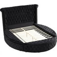 thumbnail image 2 of Best Master Furniture Isabella Fabric Platform Queen Bed with Storage in Black, 2 of 2